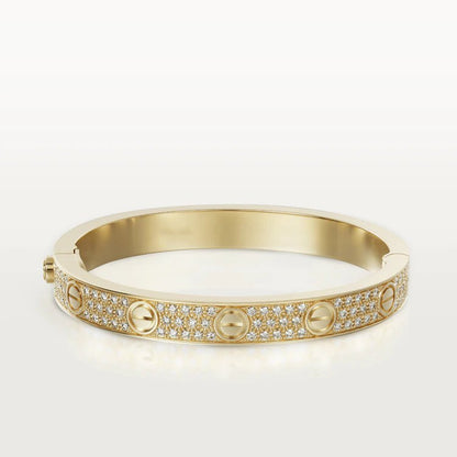 「ルンヌ・ジュエリー」LOVE ブレスレット 6.1MM ダイヤモンドパヴェ