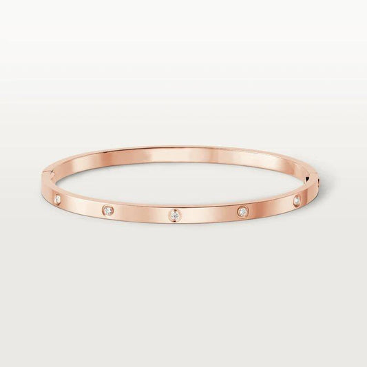 ルミー ジュエリー ラブブレスレット 3.65MM 10ポイントダイヤモンド