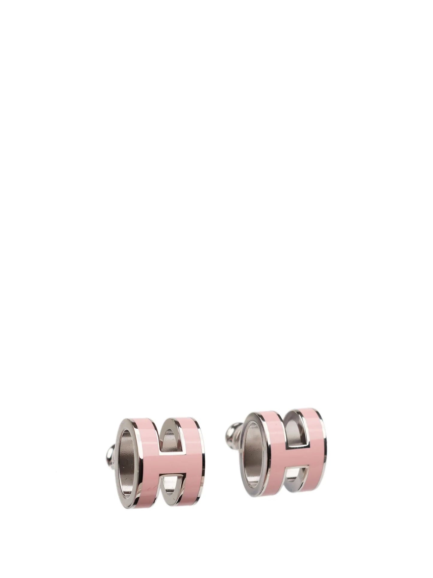 ¡®Lume Jewelry¡¯MINI POP H SILVER EARRINGS PINK (ルム ジュエリー) ミニ ポップ H シルバー ピアス ピンク