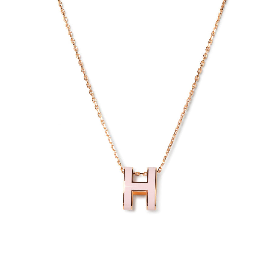 ¡®Lume Jewelry¡¯POP H PEDANT PINK GOLD