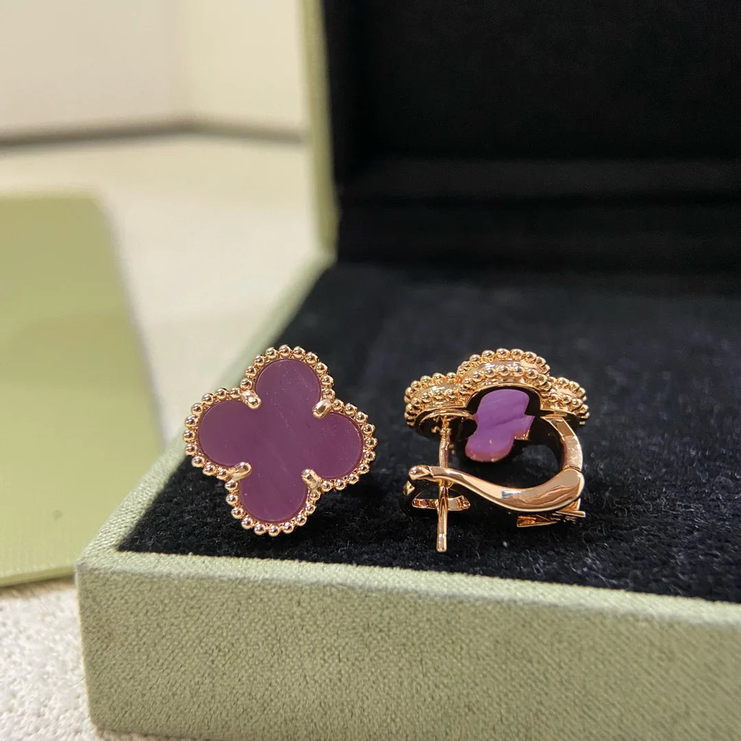 [Lume Jewelry]2025 NEW VIOLET STUD EARRINGS