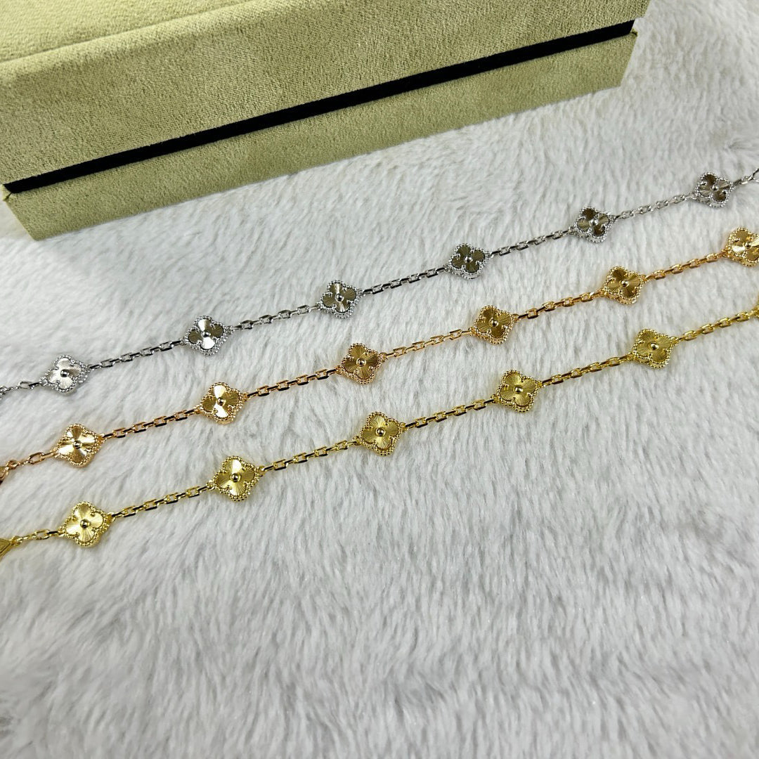[Lume Jewelry]新作 CLOVER 6モチーフ ダイヤモンド ブレスレット