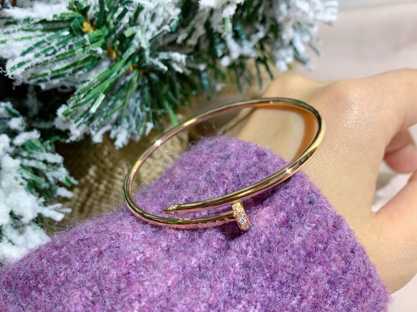 Lume Jewelry JUSTE BRACELET 2.5MM DIAMONDS