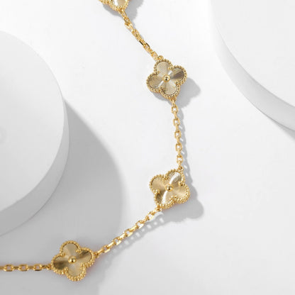 Lume Jewelry クローバー 10モチーフ レーザーネックレス