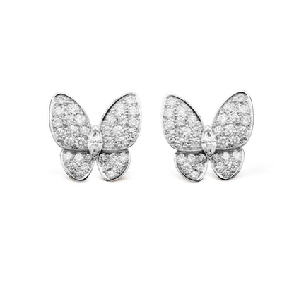 Lume Jewelry「バタフライ オールダイヤモンドピアス」