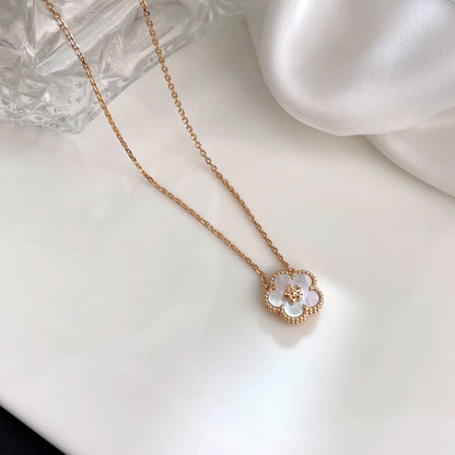 Lume Jewelry「LUCKY」ホワイトMOP梅の花ネックレス
