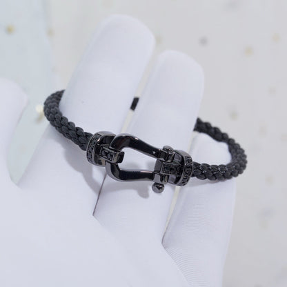 Lume Jewelry「フォース ラージ シリーズ」ホースシュー ブラックサムライ ブレスレット