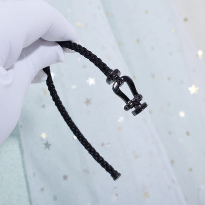 Lume Jewelry「フォース ラージ シリーズ」ホースシュー ブラックサムライ ブレスレット