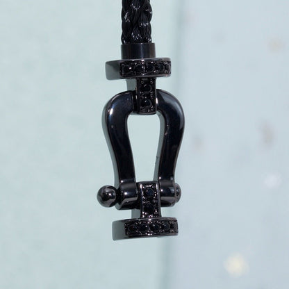 Lume Jewelry「フォース ラージ シリーズ」ホースシュー ブラックサムライ ブレスレット