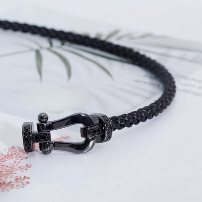Lume Jewelry「フォース ラージ シリーズ」ホースシュー ブラックサムライ ブレスレット