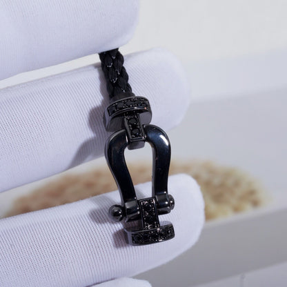 Lume Jewelry「フォース ラージ シリーズ」ホースシュー ブラックサムライ ブレスレット