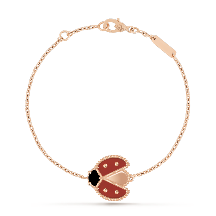 LUME JEWELRYラッキー スプリング 1モチーフ ピンクゴールド ブレスレット