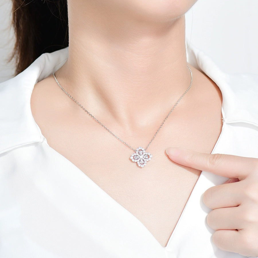 ルーメジュエリー®LOOP NECKLACE フルモチーフダイヤモンド 16MM マルチカラー