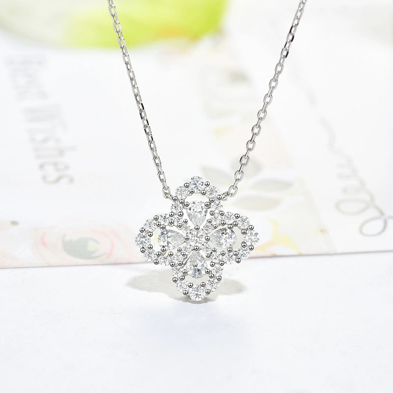 ルーメジュエリー®LOOP NECKLACE フルモチーフダイヤモンド 16MM マルチカラー
