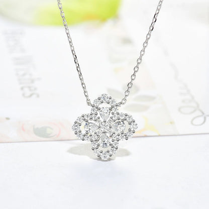 ルーメジュエリー®LOOP NECKLACE フルモチーフダイヤモンド 16MM マルチカラー