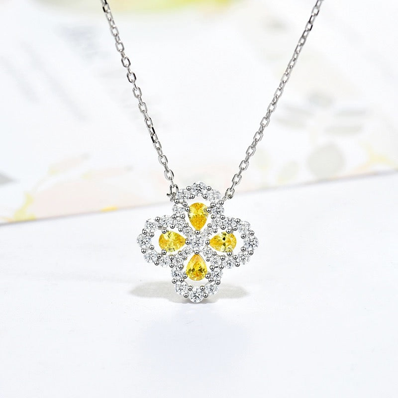 ルーメジュエリー®LOOP NECKLACE フルモチーフダイヤモンド 16MM マルチカラー