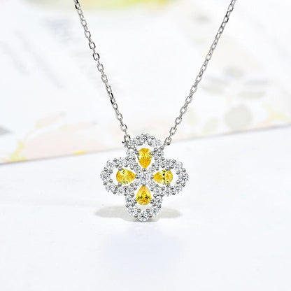 ルーメジュエリー®LOOP NECKLACE フルモチーフダイヤモンド 16MM マルチカラー