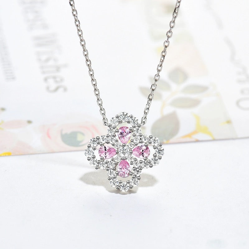 ルーメジュエリー®LOOP NECKLACE フルモチーフダイヤモンド 16MM マルチカラー