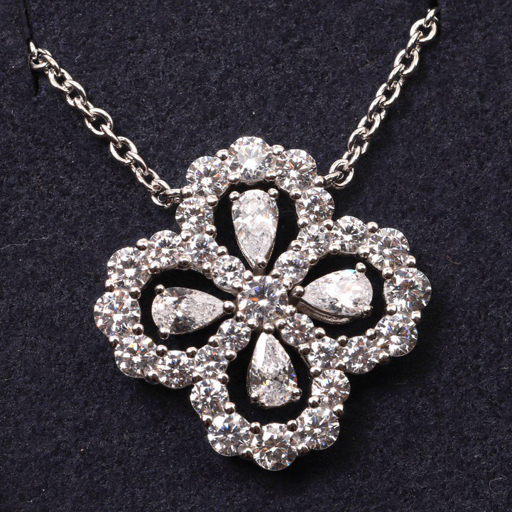 ルーメジュエリー®LOOP NECKLACE フルモチーフダイヤモンド 16MM マルチカラー