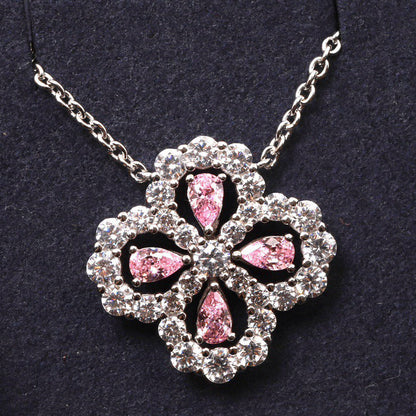 ルーメジュエリー®LOOP NECKLACE フルモチーフダイヤモンド 16MM マルチカラー