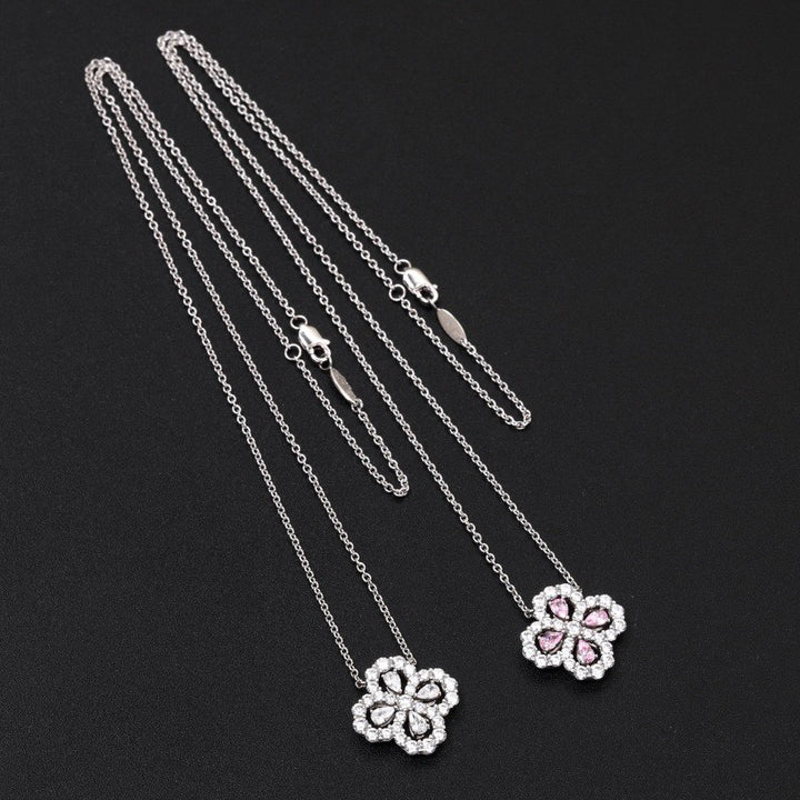 ルーメジュエリー®LOOP NECKLACE フルモチーフダイヤモンド 16MM マルチカラー