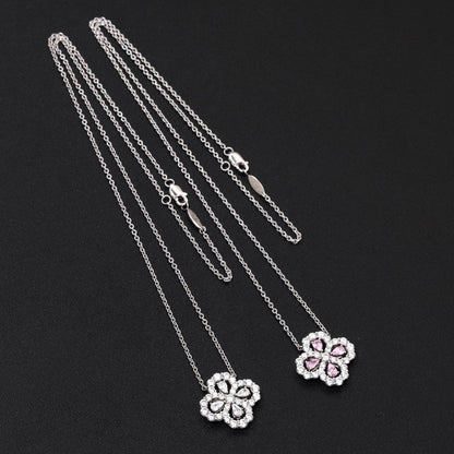 ルーメジュエリー®LOOP NECKLACE フルモチーフダイヤモンド 16MM マルチカラー