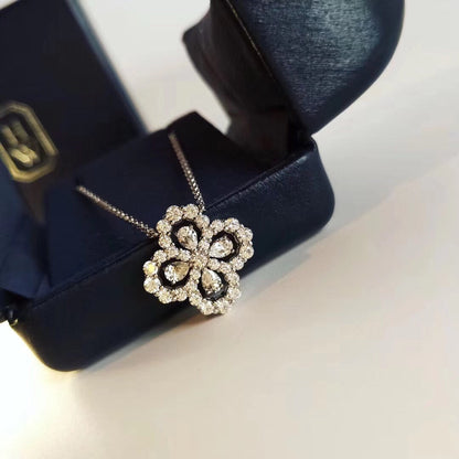 ルーメジュエリー®LOOP NECKLACE フルモチーフダイヤモンド 16MM マルチカラー
