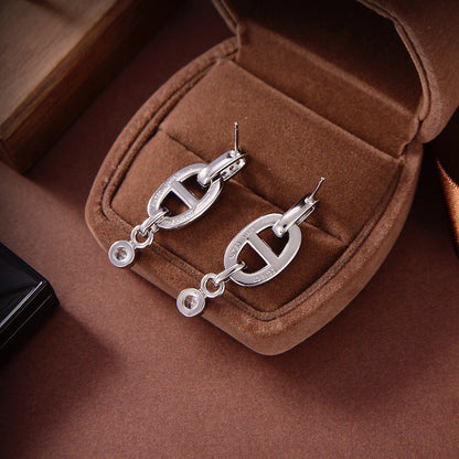 Lume Jewelry HM チェーンダイヤモンドイヤリング