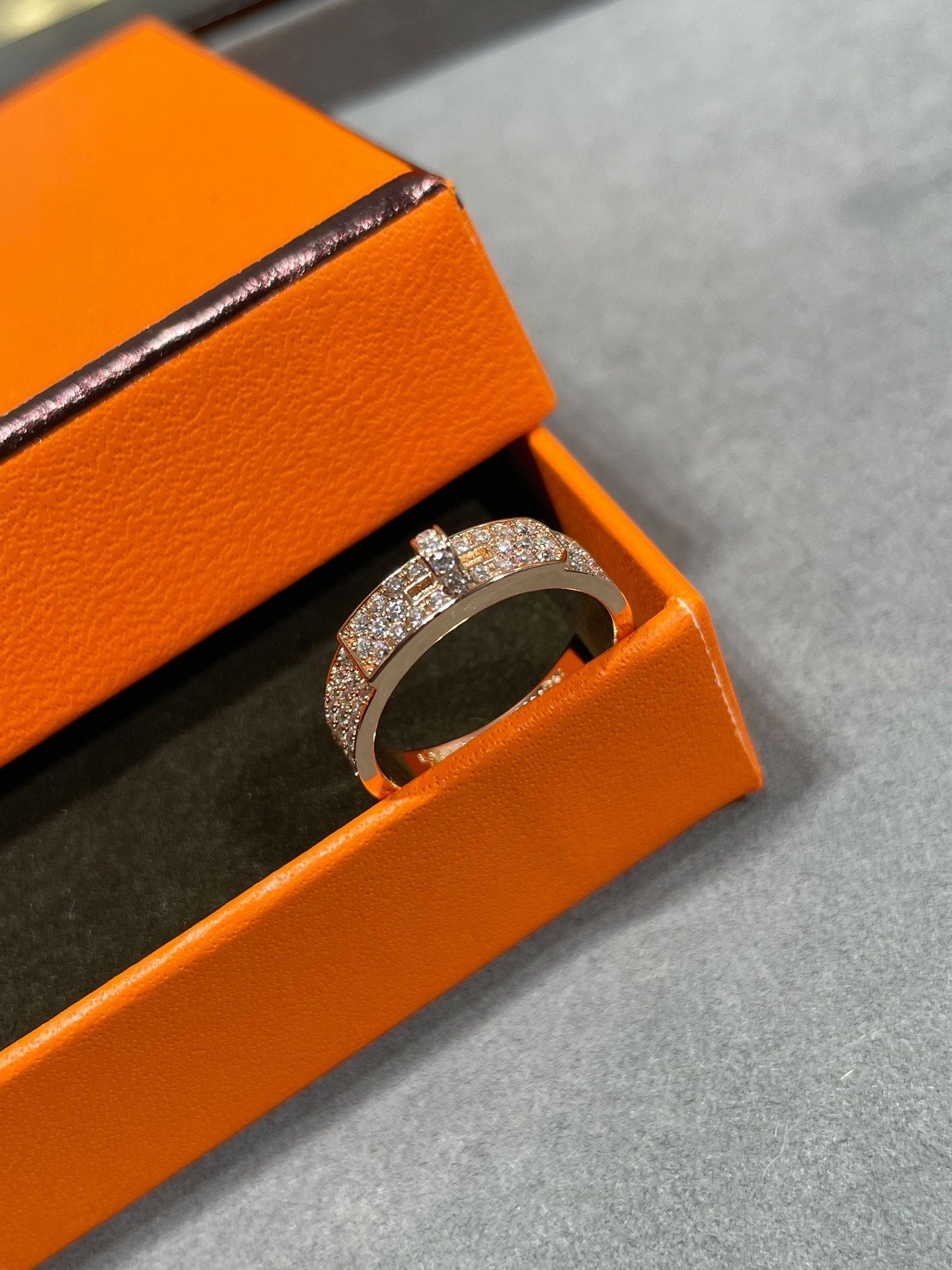 『Lume Jewelry』ケリー ピンクゴールド ダイヤモンドリング