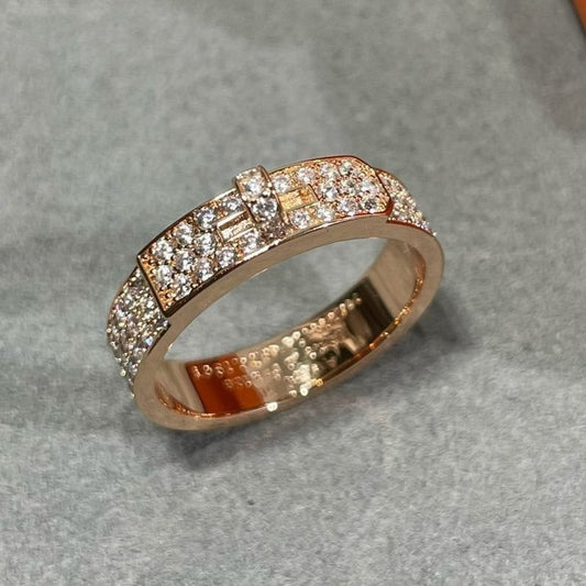 『Lume Jewelry』ケリー ピンクゴールド ダイヤモンドリング