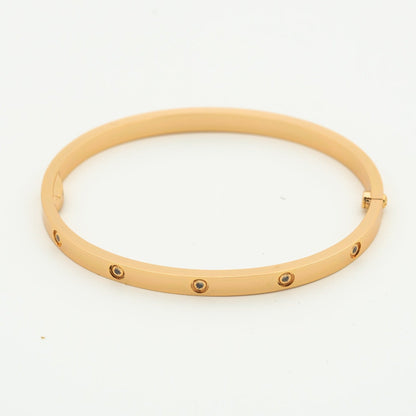 ルミー ジュエリー ラブブレスレット 3.65MM 10ポイントダイヤモンド