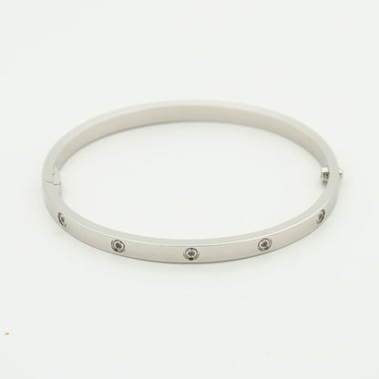 ルミー ジュエリー ラブブレスレット 3.65MM 10ポイントダイヤモンド
