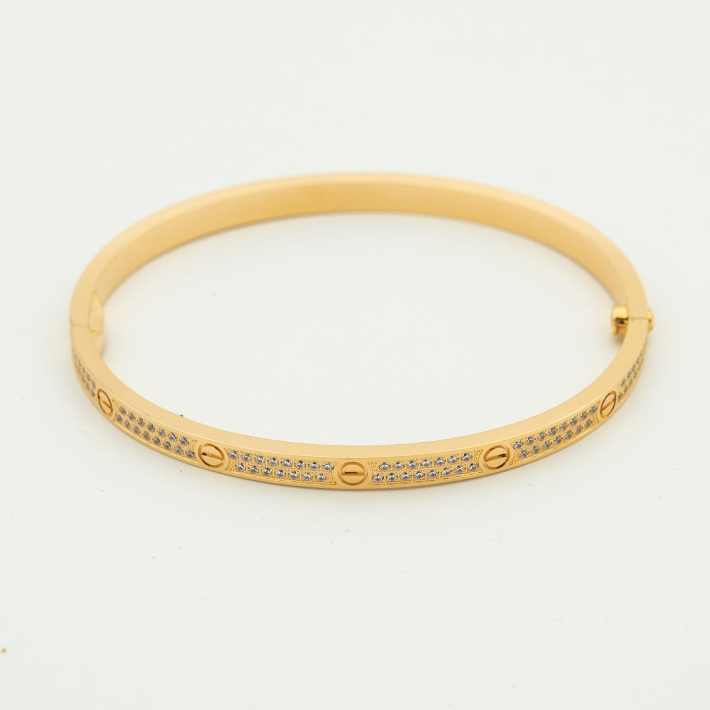 「ルームジュエリー」LOVEブレスレット 3.65MM ダイヤモンドパヴェ