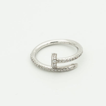 「ルーンジュエリー」ジュステ リング 1.8mm シルバー ダイヤモンド