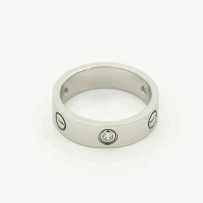 Lume Jewelry「LOVE RING 5.5MM 3 DIAMONDS SILVER」