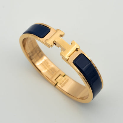 「Lume Jewelry」H ブルーブレスレット