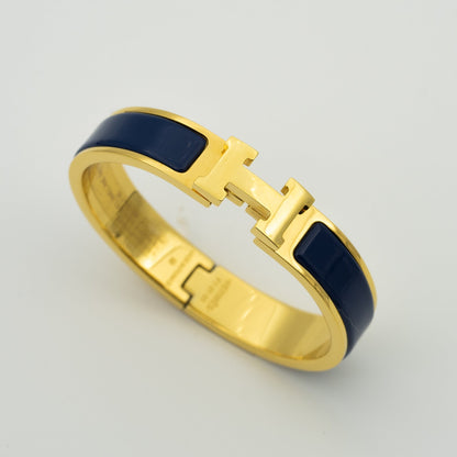 「Lume Jewelry」H ブルーブレスレット
