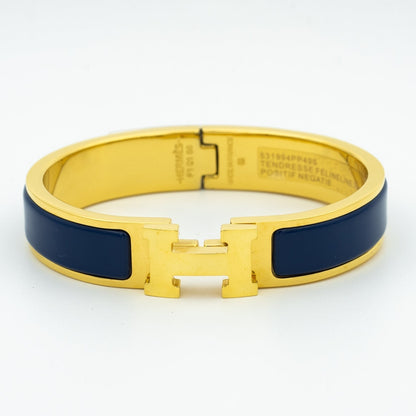 「Lume Jewelry」H ブルーブレスレット