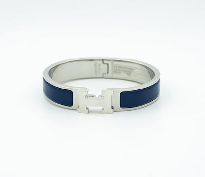 「Lume Jewelry」H ブルーブレスレット