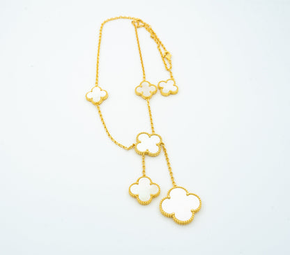 Lume Jewelry®クローバー マザーオブパール ネックレス 6モチーフ