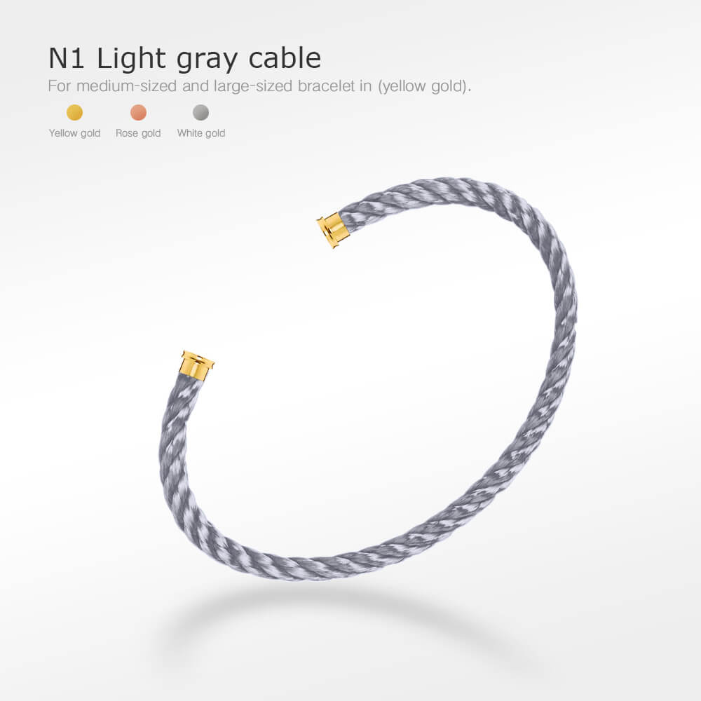 『Lume Jewelry』フォースシリーズ ブレスレットケーブル 50種類 (DIY選択)