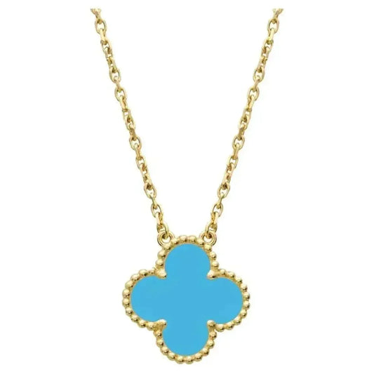 ¡®Lume Jewelry¡¯CLOVER 15MM VINTAGE TURQUOISE NECKLACE