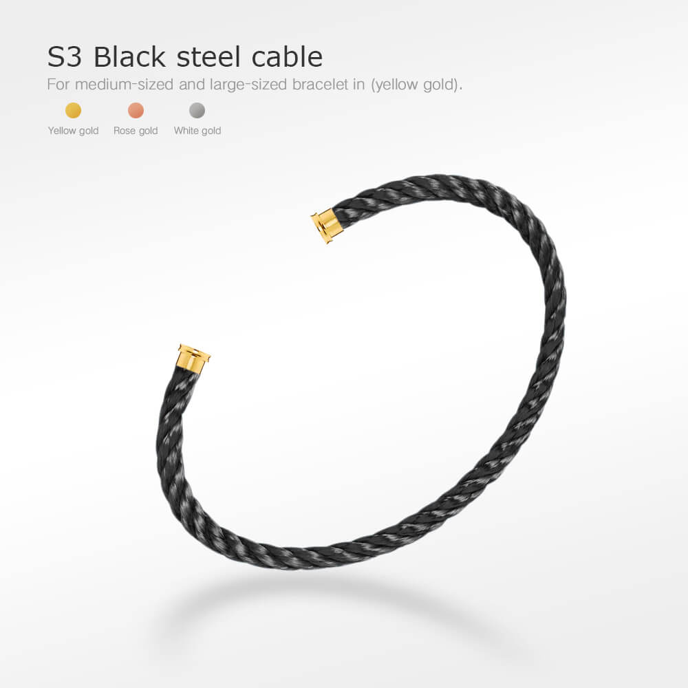 『Lume Jewelry』フォースシリーズ ブレスレットケーブル 50種類 (DIY選択)