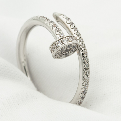 「ルーンジュエリー」ジュステ リング 1.8mm シルバー ダイヤモンド