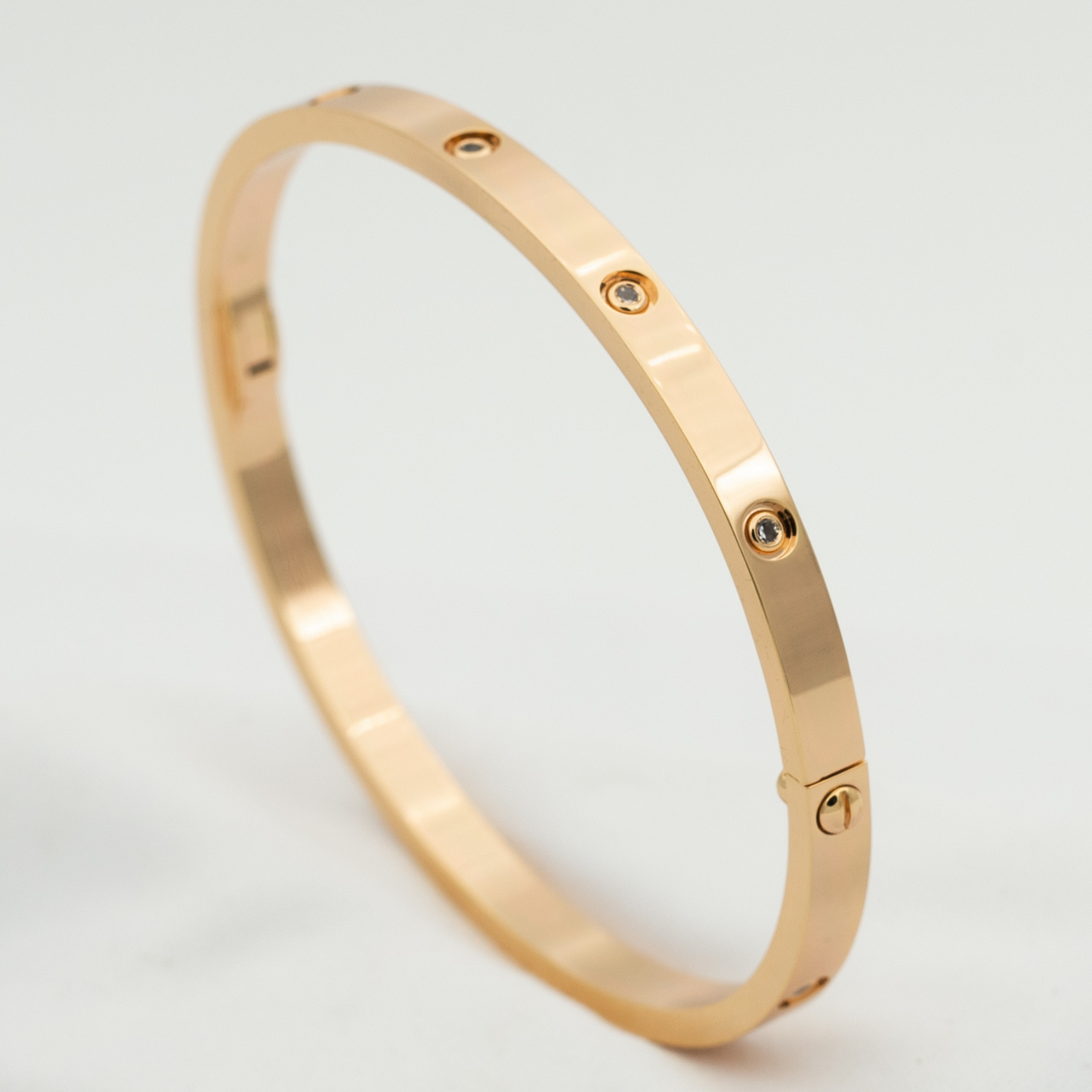 ルミー ジュエリー ラブブレスレット 3.65MM 10ポイントダイヤモンド