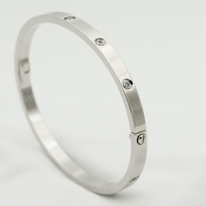 ルミー ジュエリー ラブブレスレット 3.65MM 10ポイントダイヤモンド