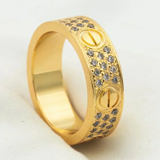 Lume Jewelry 『LOVE RING 5.5MM DIAMONDS PAVED』
