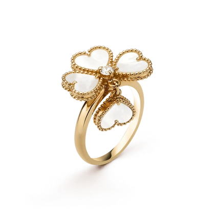 Lume Jewelry SWEET CLOVER WHITE MOP リング