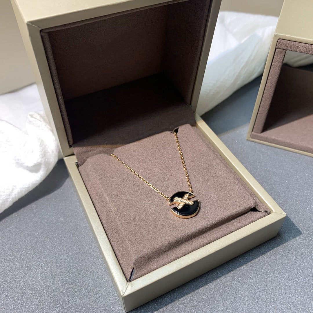 「Lume Jewelry」JEUX DE ピンクゴールドダイヤモンドネックレス