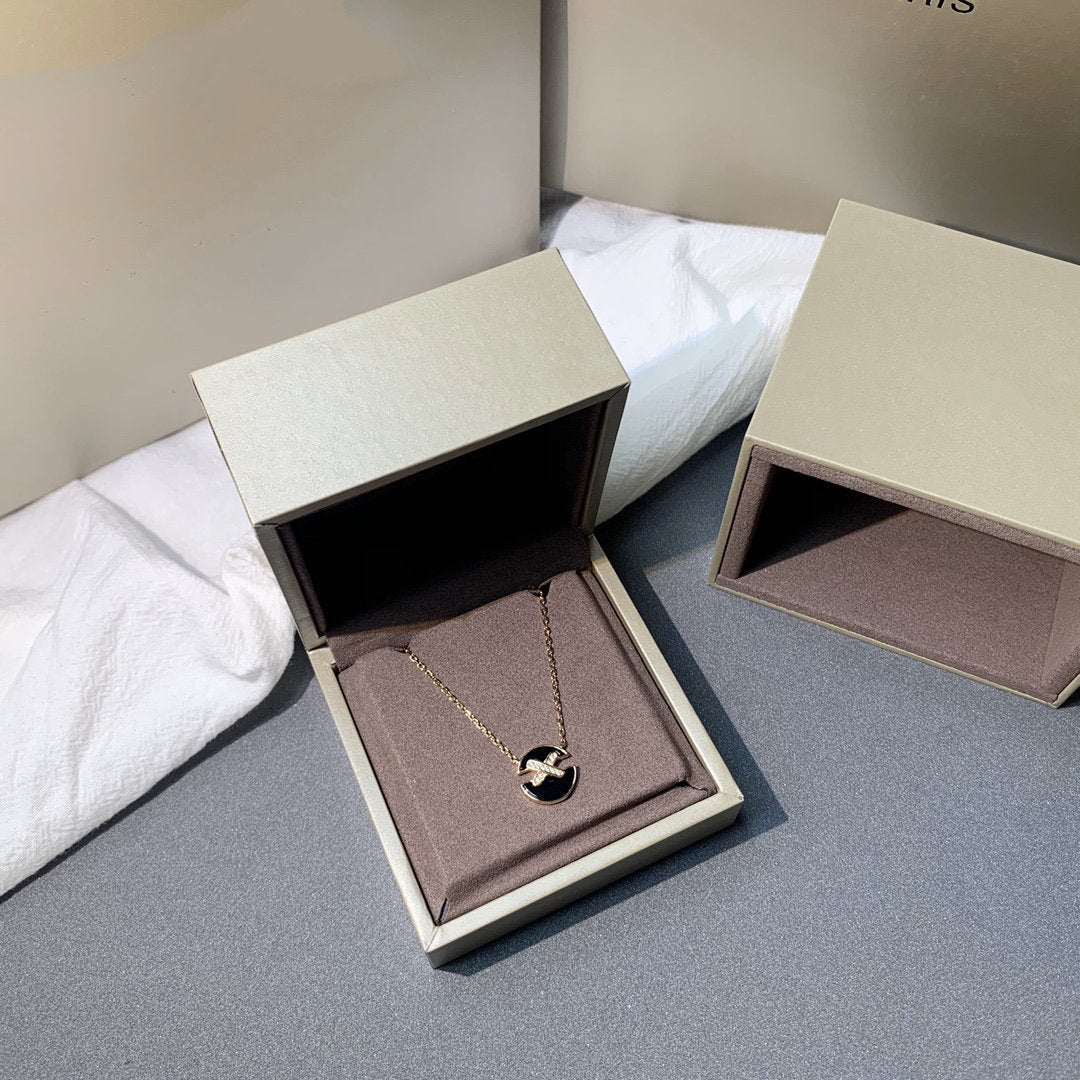 「Lume Jewelry」JEUX DE ピンクゴールドダイヤモンドネックレス